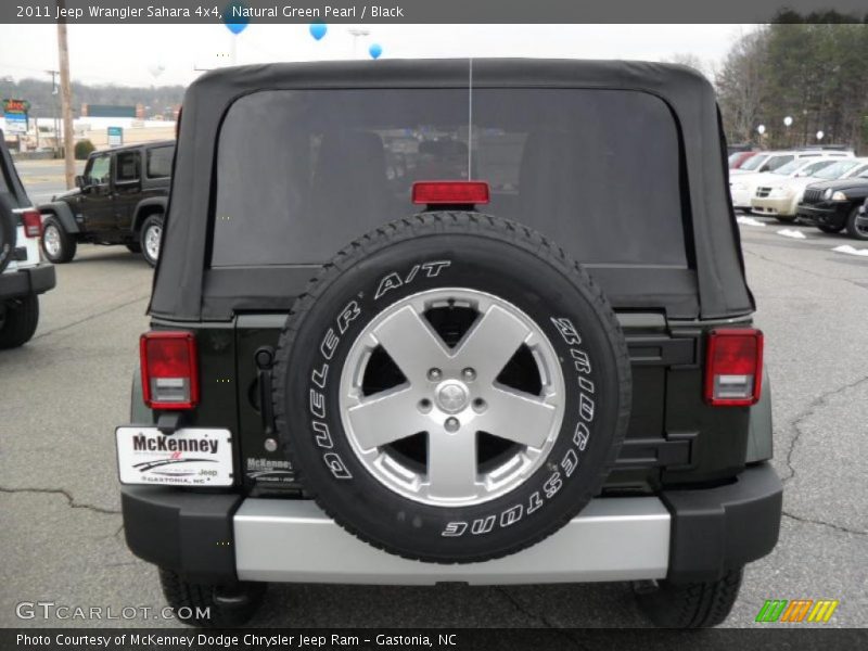 Natural Green Pearl / Black 2011 Jeep Wrangler Sahara 4x4