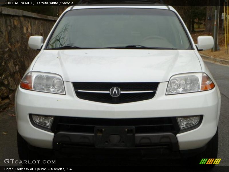 Taffeta White / Saddle 2003 Acura MDX