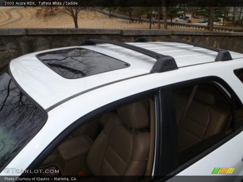 Taffeta White / Saddle 2003 Acura MDX