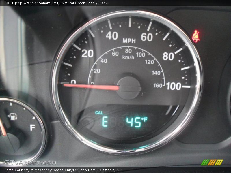 Natural Green Pearl / Black 2011 Jeep Wrangler Sahara 4x4