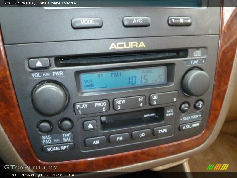 Controls of 2003 MDX 