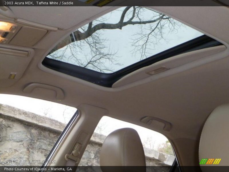 Sunroof of 2003 MDX 