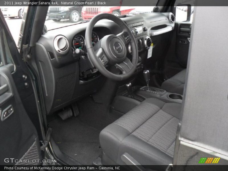 Black Interior - 2011 Wrangler Sahara 4x4 
