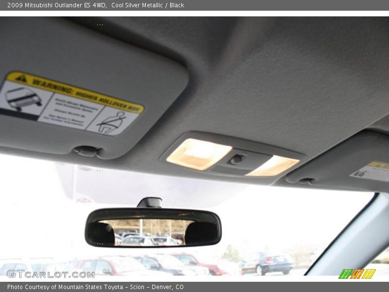 Cool Silver Metallic / Black 2009 Mitsubishi Outlander ES 4WD