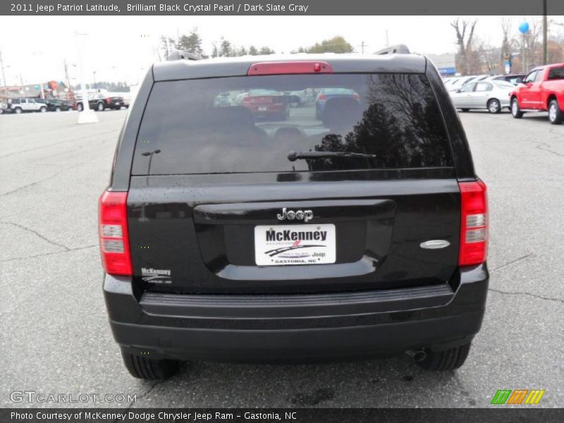 Brilliant Black Crystal Pearl / Dark Slate Gray 2011 Jeep Patriot Latitude