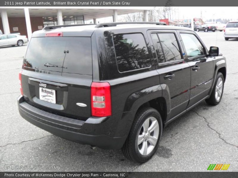 Brilliant Black Crystal Pearl / Dark Slate Gray 2011 Jeep Patriot Latitude
