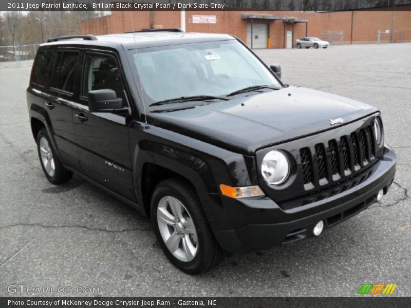 Brilliant Black Crystal Pearl / Dark Slate Gray 2011 Jeep Patriot Latitude
