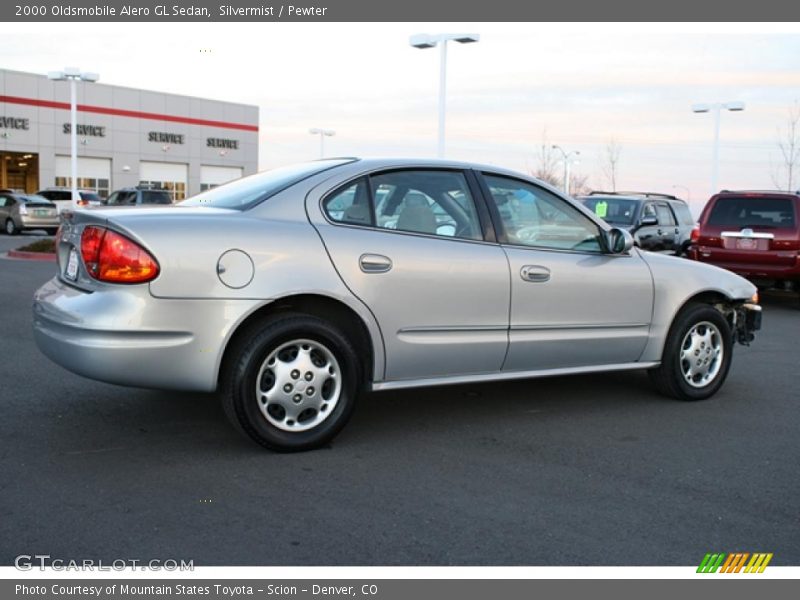 Silvermist / Pewter 2000 Oldsmobile Alero GL Sedan