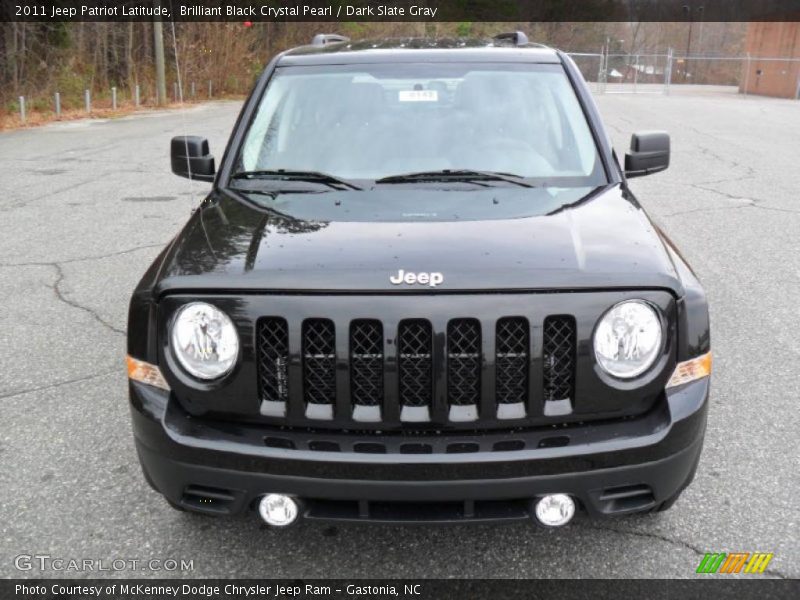 Brilliant Black Crystal Pearl / Dark Slate Gray 2011 Jeep Patriot Latitude