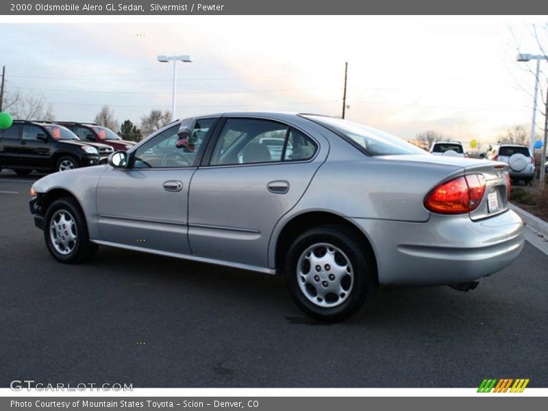 Silvermist / Pewter 2000 Oldsmobile Alero GL Sedan