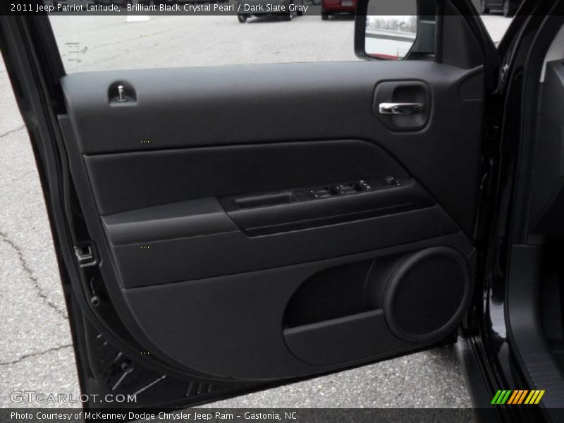 Brilliant Black Crystal Pearl / Dark Slate Gray 2011 Jeep Patriot Latitude