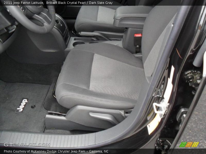 Brilliant Black Crystal Pearl / Dark Slate Gray 2011 Jeep Patriot Latitude