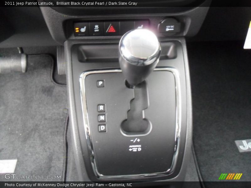  2011 Patriot Latitude CVT2 AutoStick Automatic Shifter
