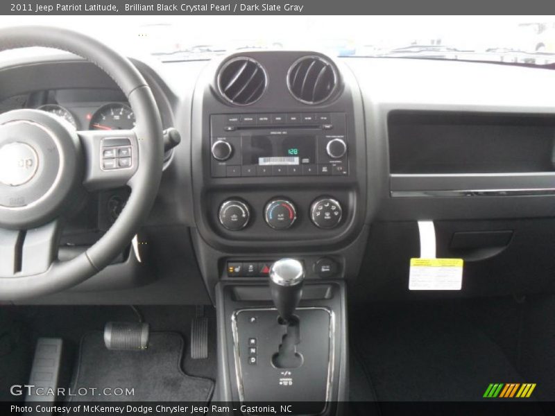 Brilliant Black Crystal Pearl / Dark Slate Gray 2011 Jeep Patriot Latitude