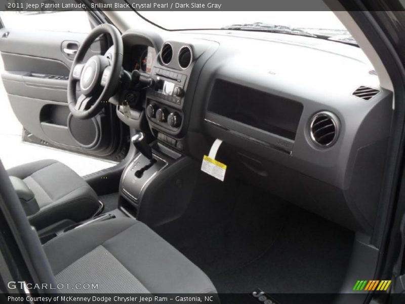 Brilliant Black Crystal Pearl / Dark Slate Gray 2011 Jeep Patriot Latitude