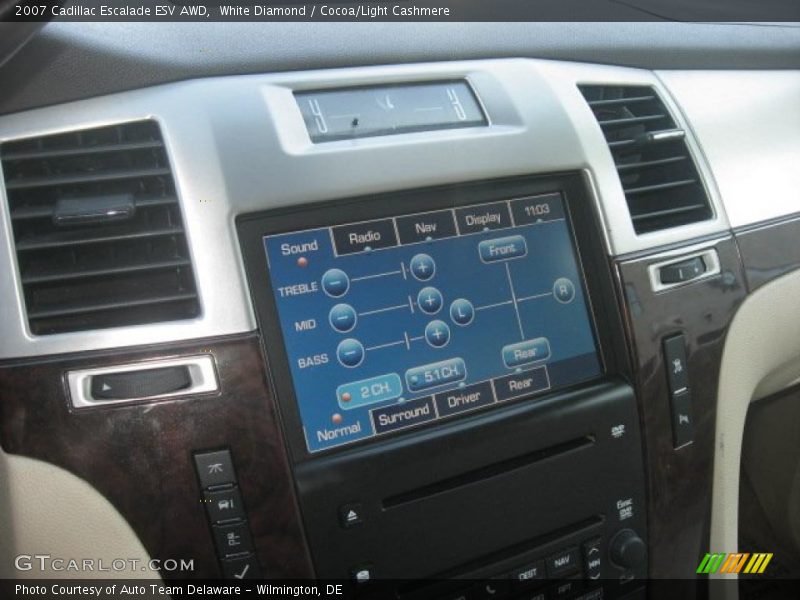 White Diamond / Cocoa/Light Cashmere 2007 Cadillac Escalade ESV AWD