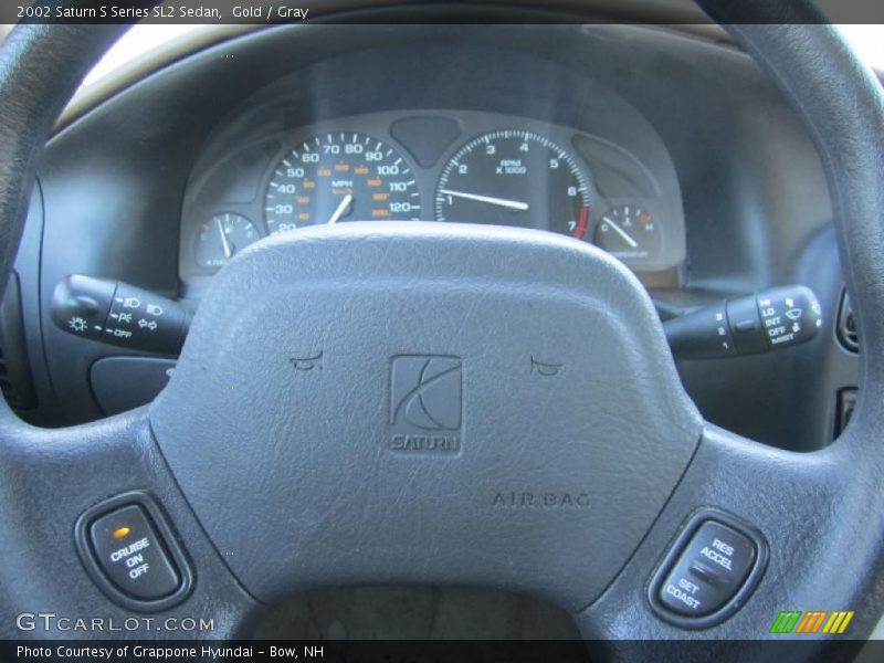 Gold / Gray 2002 Saturn S Series SL2 Sedan