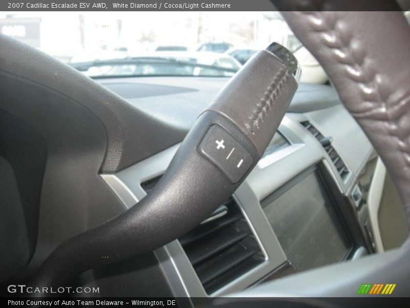 White Diamond / Cocoa/Light Cashmere 2007 Cadillac Escalade ESV AWD