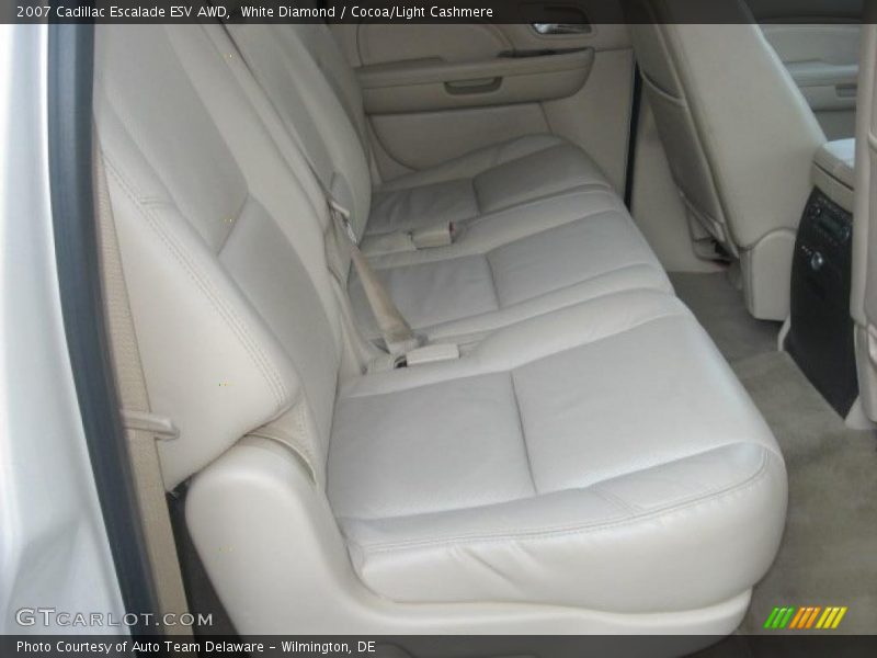 White Diamond / Cocoa/Light Cashmere 2007 Cadillac Escalade ESV AWD