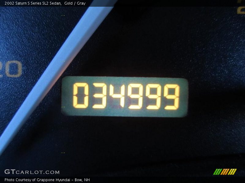 Gold / Gray 2002 Saturn S Series SL2 Sedan