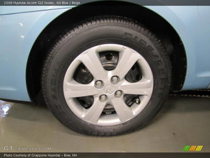 Ice Blue / Beige 2008 Hyundai Accent GLS Sedan
