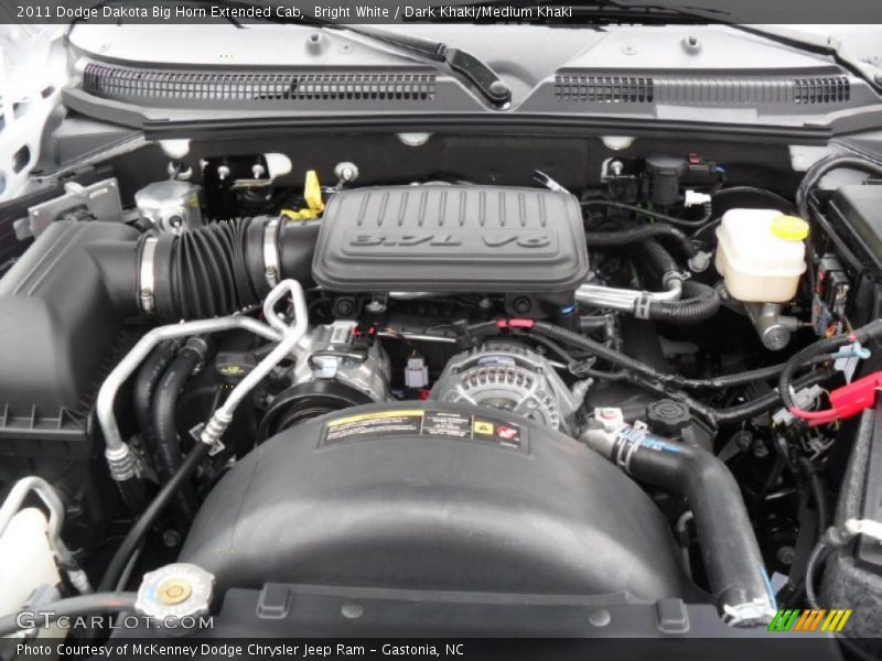  2011 Dakota Big Horn Extended Cab Engine - 3.7 Liter SOHC 12-Valve Magnum V6