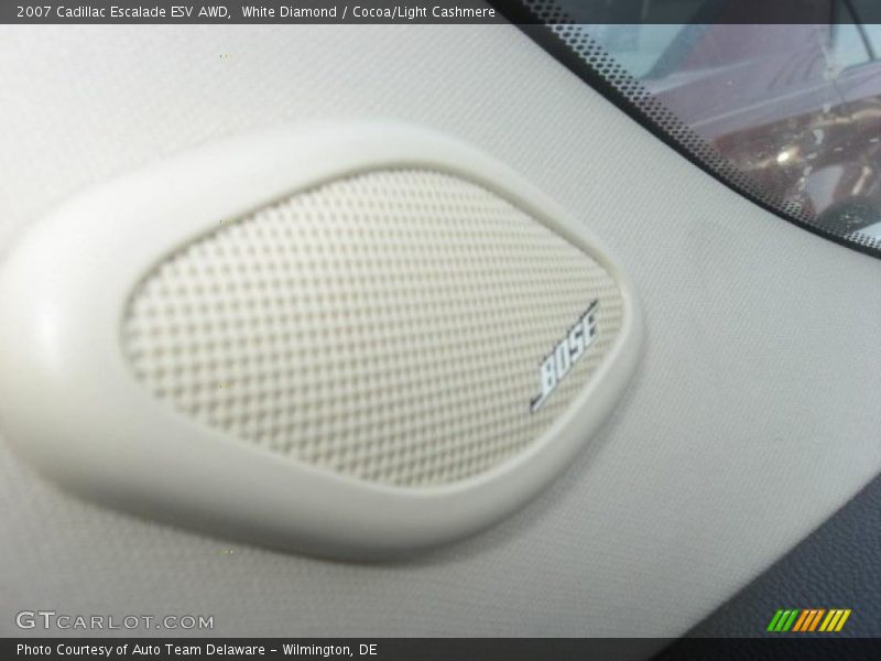 White Diamond / Cocoa/Light Cashmere 2007 Cadillac Escalade ESV AWD