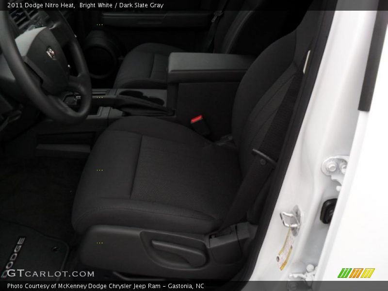 Bright White / Dark Slate Gray 2011 Dodge Nitro Heat