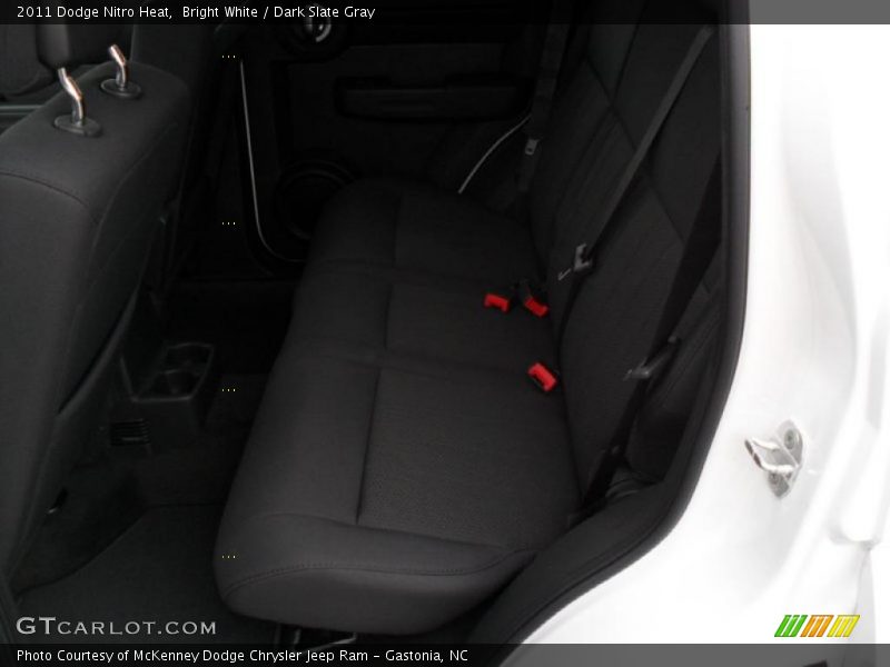 Bright White / Dark Slate Gray 2011 Dodge Nitro Heat