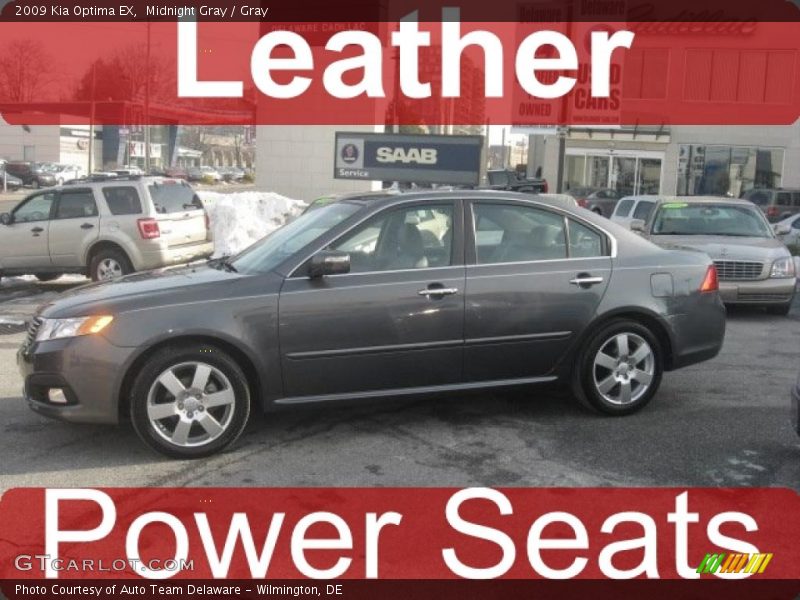 Midnight Gray / Gray 2009 Kia Optima EX