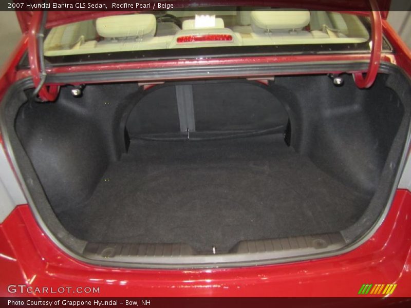 Redfire Pearl / Beige 2007 Hyundai Elantra GLS Sedan