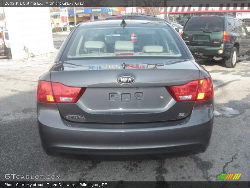 Midnight Gray / Gray 2009 Kia Optima EX
