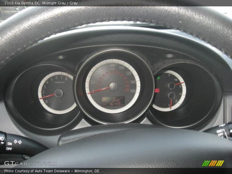 Midnight Gray / Gray 2009 Kia Optima EX