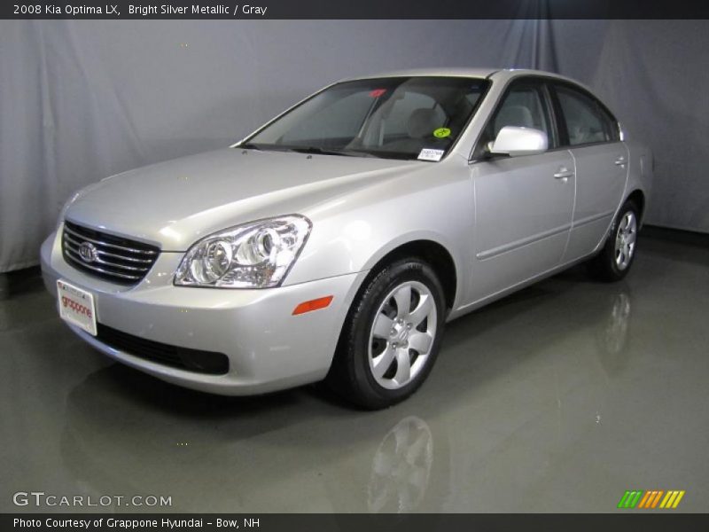 Bright Silver Metallic / Gray 2008 Kia Optima LX