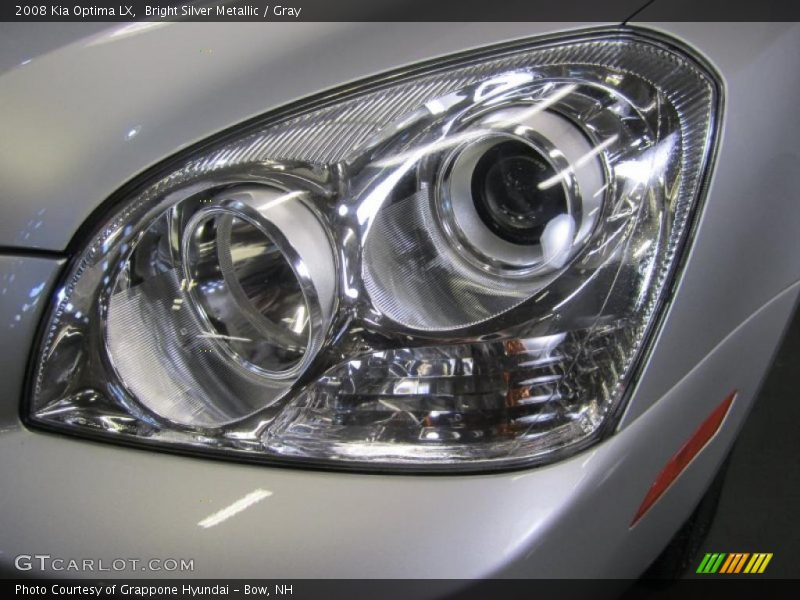 Bright Silver Metallic / Gray 2008 Kia Optima LX