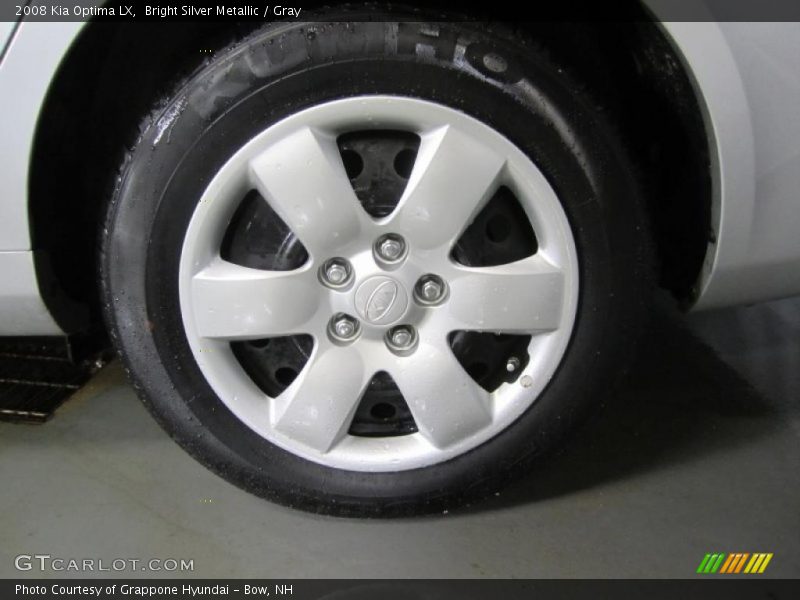 Bright Silver Metallic / Gray 2008 Kia Optima LX