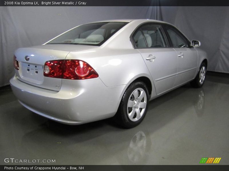 Bright Silver Metallic / Gray 2008 Kia Optima LX