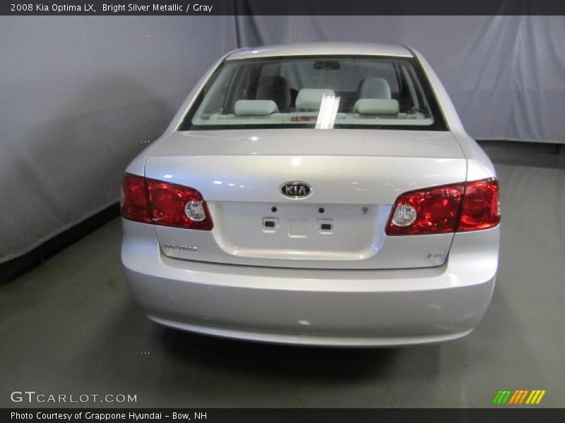 Bright Silver Metallic / Gray 2008 Kia Optima LX