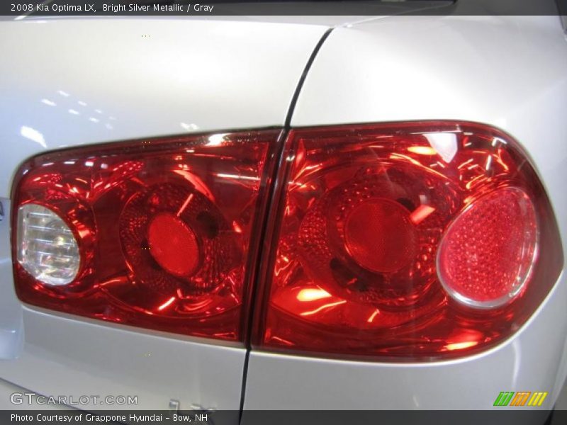 Bright Silver Metallic / Gray 2008 Kia Optima LX