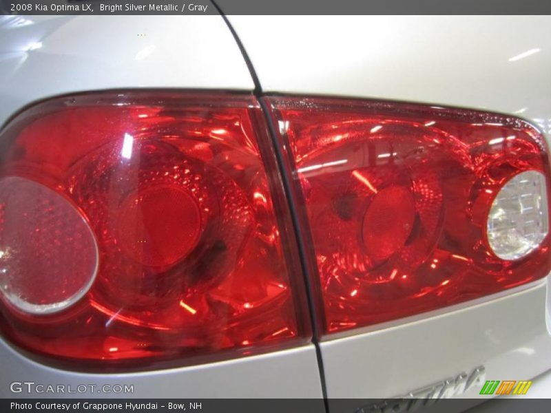 Bright Silver Metallic / Gray 2008 Kia Optima LX