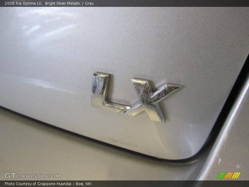 Bright Silver Metallic / Gray 2008 Kia Optima LX