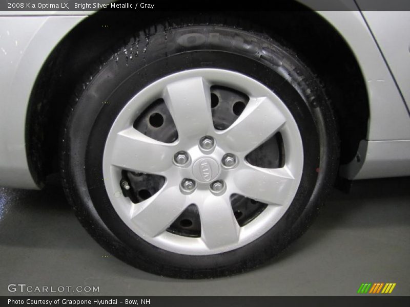 Bright Silver Metallic / Gray 2008 Kia Optima LX