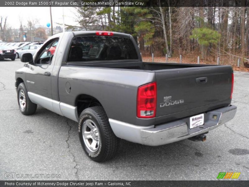 Graphite Metallic / Dark Slate Gray 2002 Dodge Ram 1500 ST Regular Cab