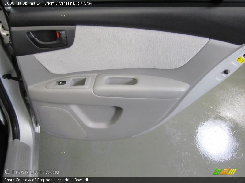 Bright Silver Metallic / Gray 2008 Kia Optima LX
