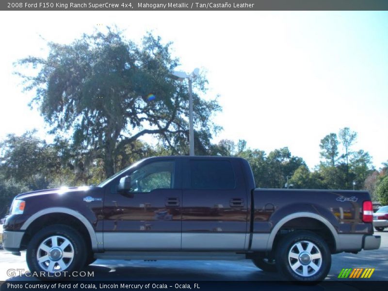 Mahogany Metallic / Tan/Castaño Leather 2008 Ford F150 King Ranch SuperCrew 4x4