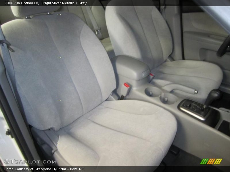 Bright Silver Metallic / Gray 2008 Kia Optima LX