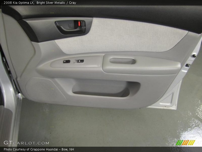 Bright Silver Metallic / Gray 2008 Kia Optima LX