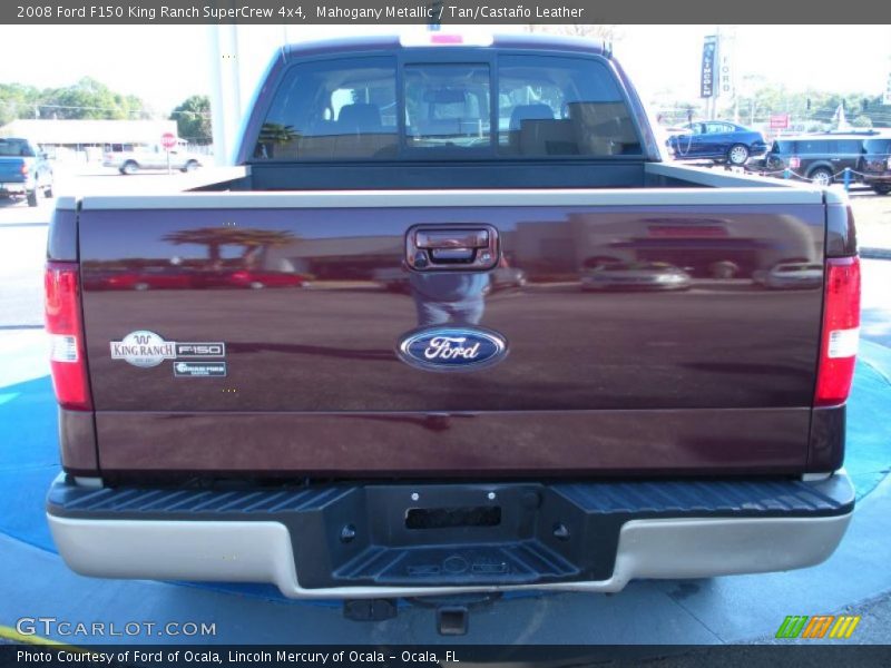 Mahogany Metallic / Tan/Castaño Leather 2008 Ford F150 King Ranch SuperCrew 4x4