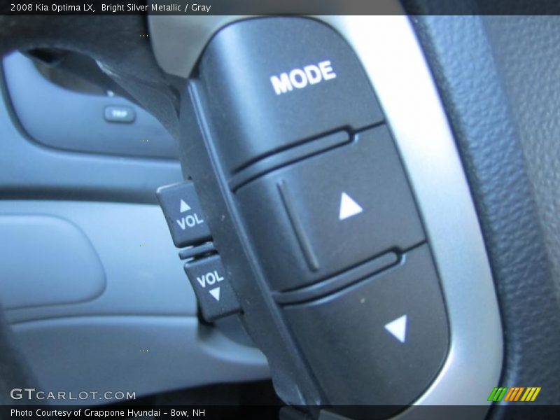 Bright Silver Metallic / Gray 2008 Kia Optima LX