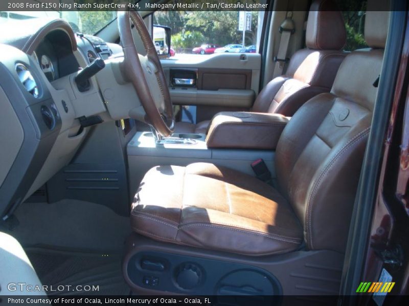 Mahogany Metallic / Tan/Castaño Leather 2008 Ford F150 King Ranch SuperCrew 4x4